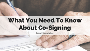 Why You Need to Know About Co-signing