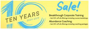 10 Years Sale